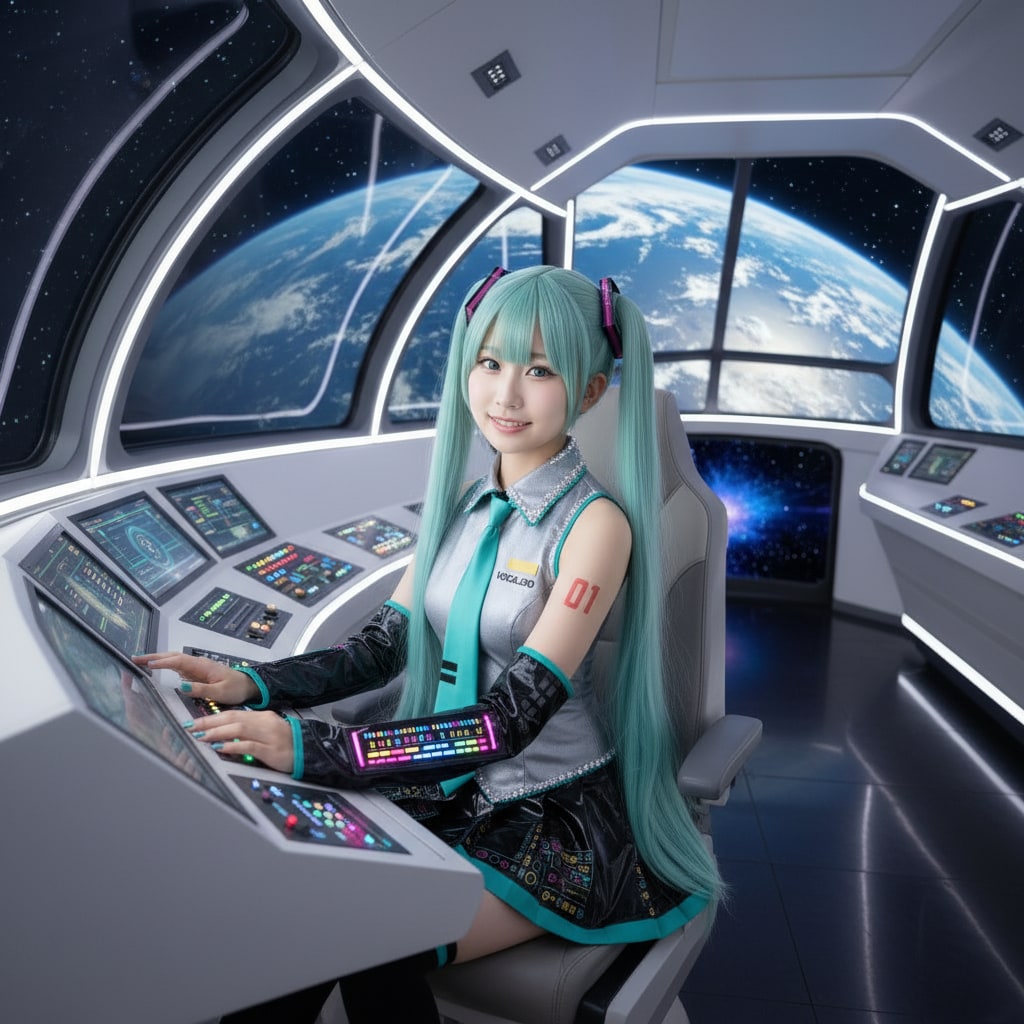 みどツイさん。宇宙からの警告の日 | の人気AIイラスト・グラビア