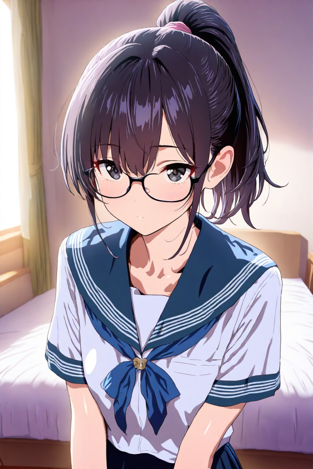 週明けから二学期。制服のサイズは大丈夫みたいね