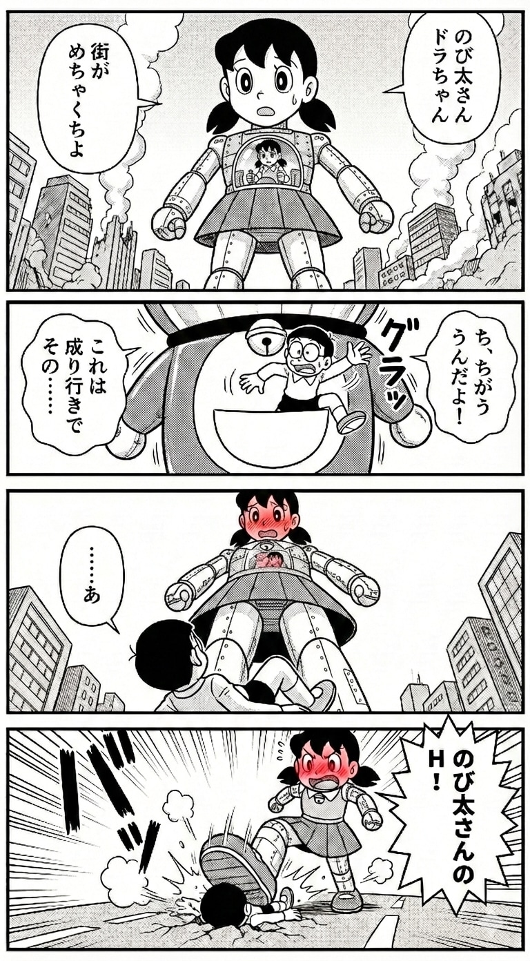 しずかちゃんロボ登場!!