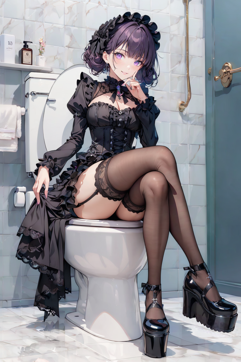 Toilet Gothic Lolita