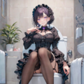 Toilet Gothic Lolita 3枚目