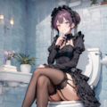 Toilet Gothic Lolita 4枚目