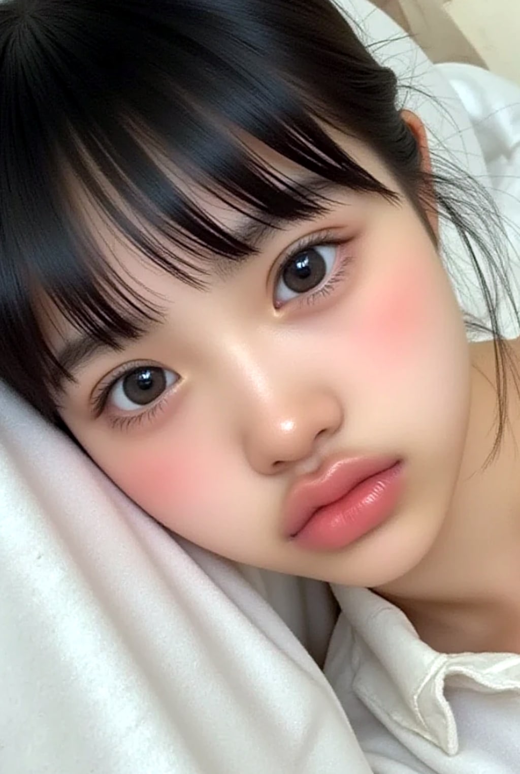 ぷっくり唇女子