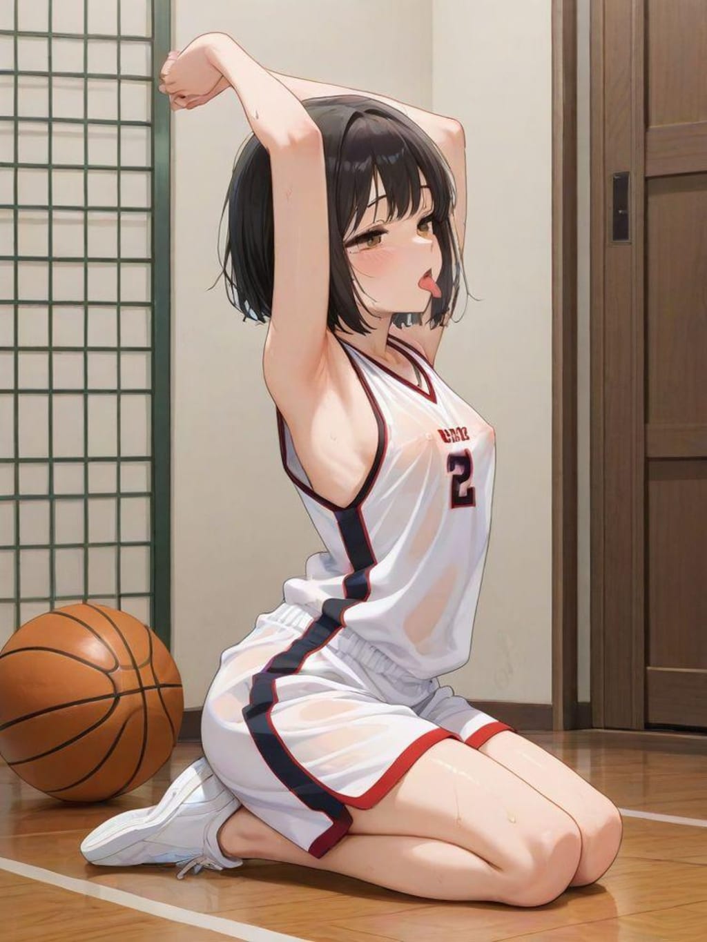 バスケちゃん、おクチ開けて！