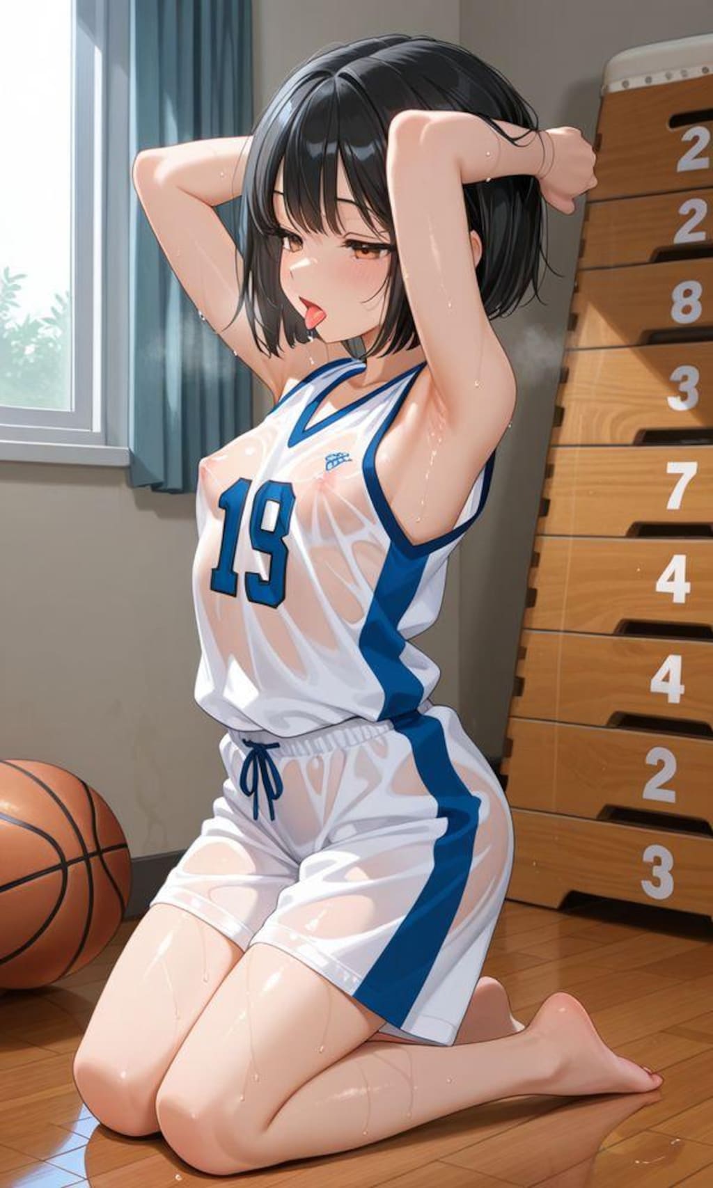 バスケちゃん、おクチ開けて！