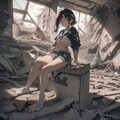 倉庫と瓦礫と美少女 8枚目