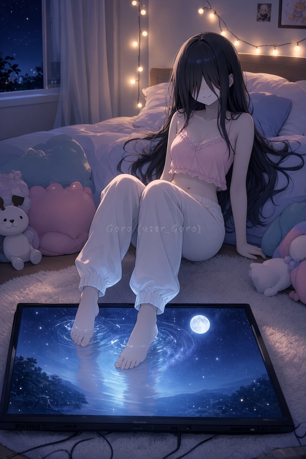 うちの貞ちゃんの納涼
