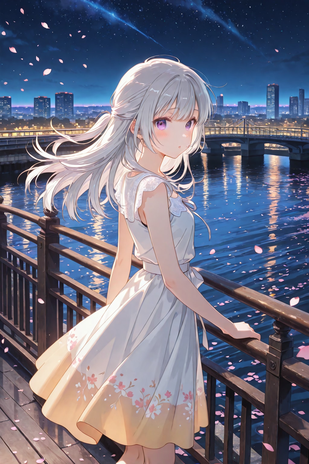 夜桜散歩