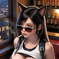 【R-15】清楚系ヒロインのポジを諦めた黒いティファさん 2枚目