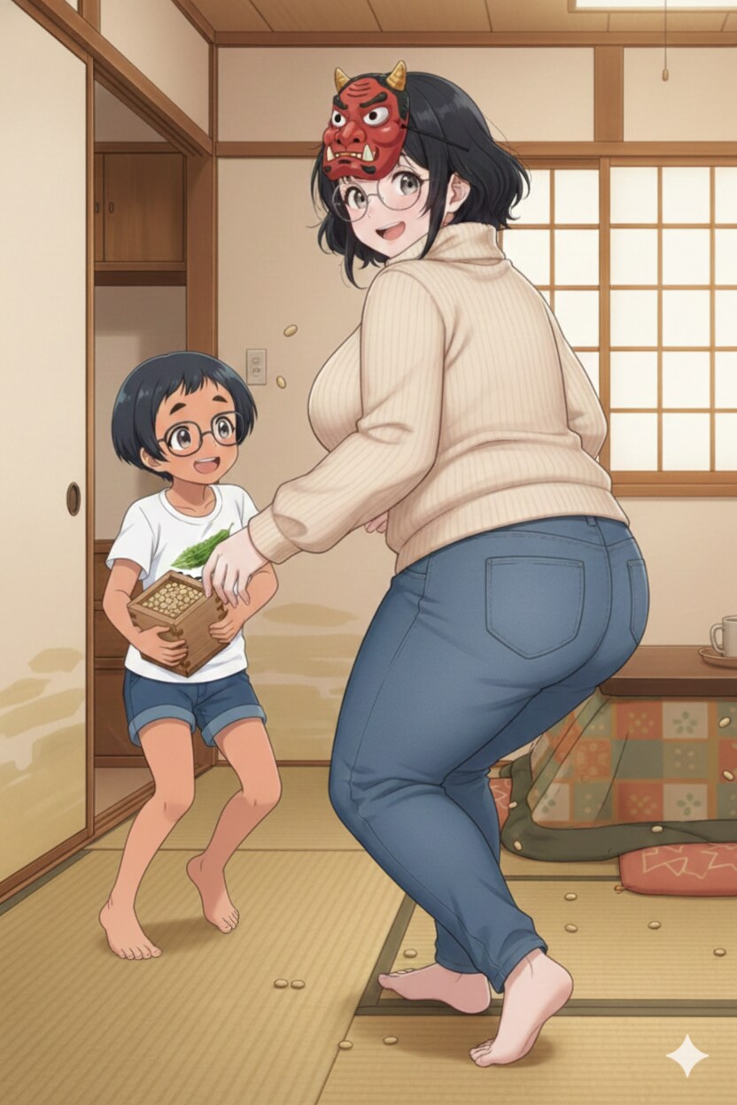 二子玉川家の節分