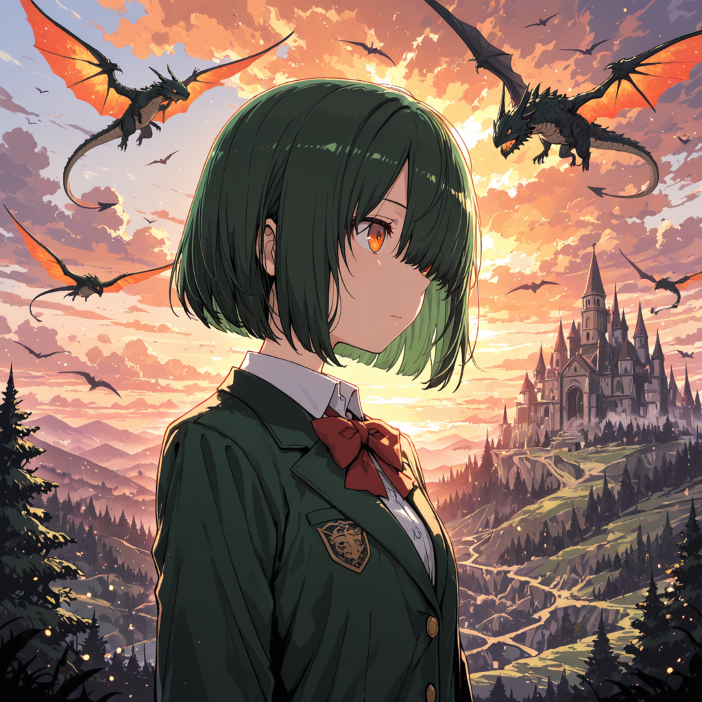 異世界に転生されて動揺してるが顔に出さない目隠れボブ子