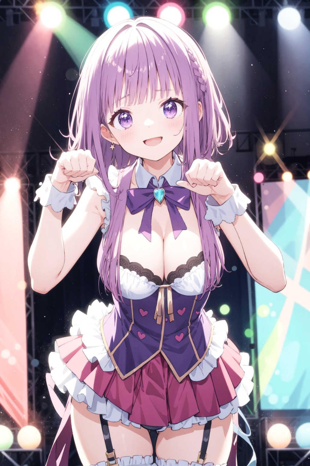 あいどるのにゃんにゃんポーズ | の人気AIイラスト・グラビア