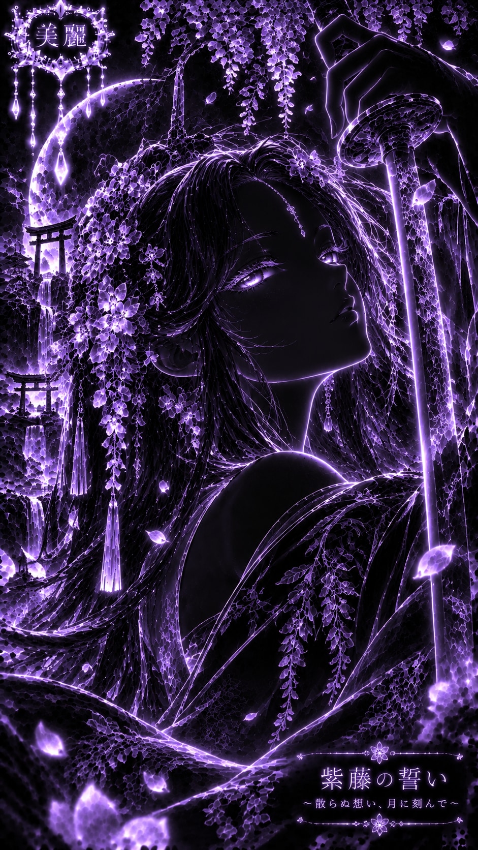 Beautiful Silhouette Art & Glowing Line Art / 美麗影絵・発光ラインアート #patreon #ChatGPT #customGPT #GPTs #美麗 # | の人気AIイラスト・グラビア