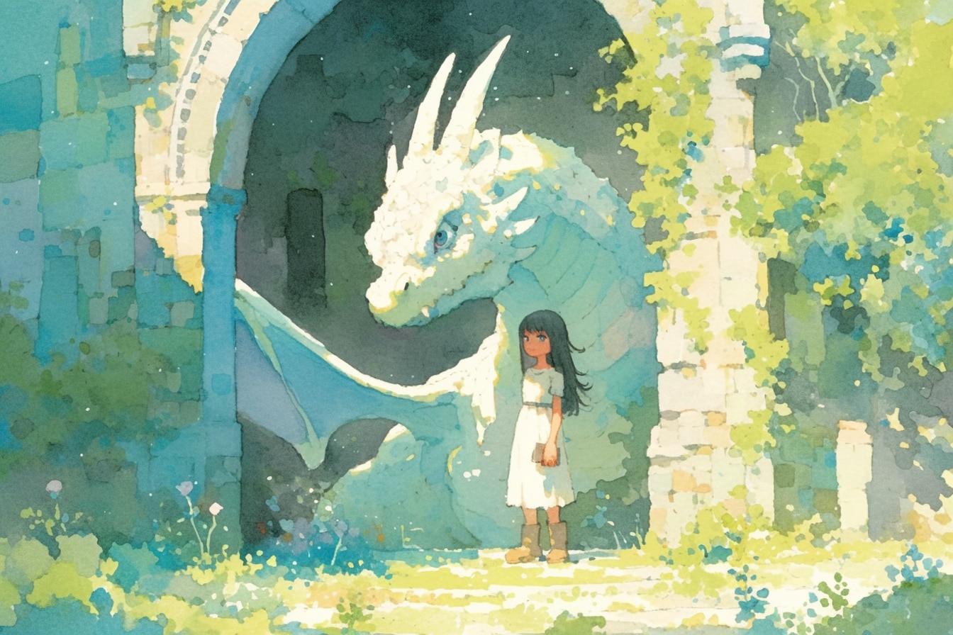 ドラゴンと少女（竜騎士）49 | の人気AIイラスト・グラビア