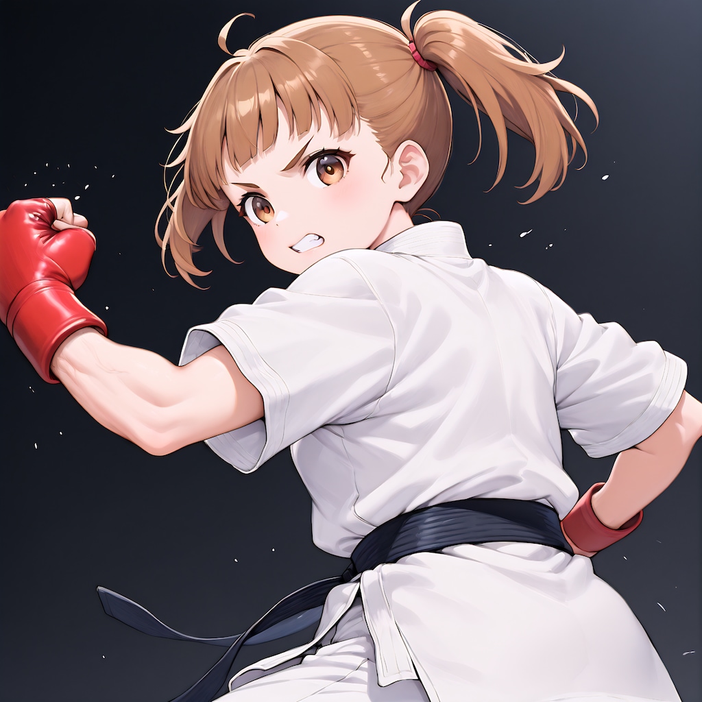 感謝の！正拳突き！！