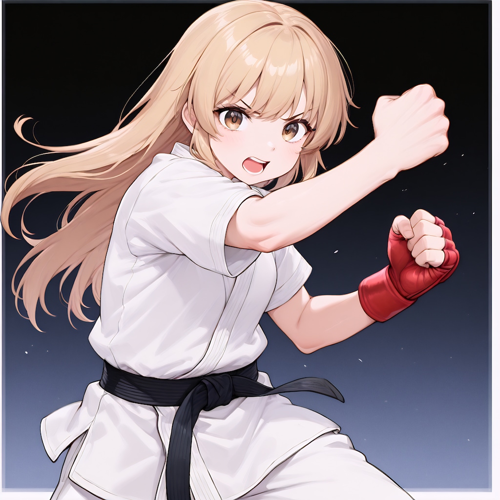 感謝の！正拳突き！！