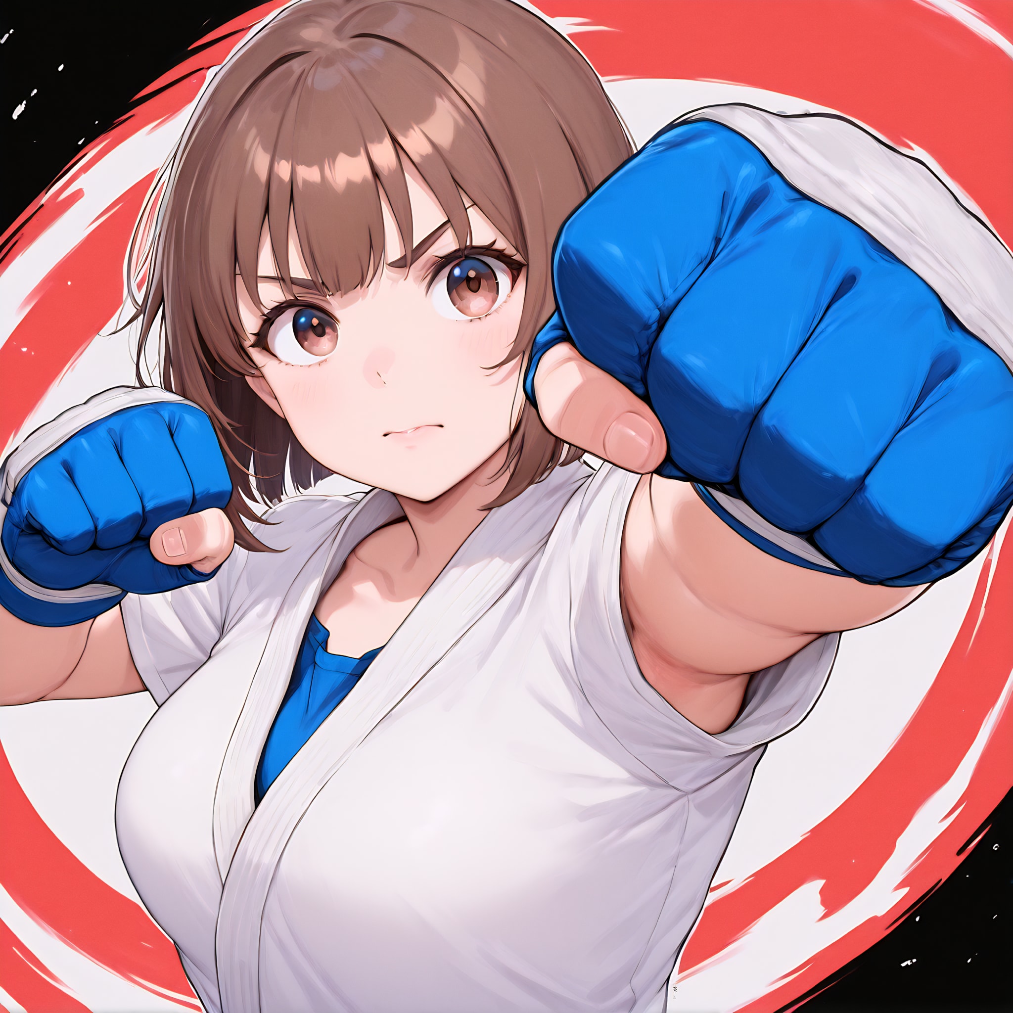 感謝の！正拳突き！！