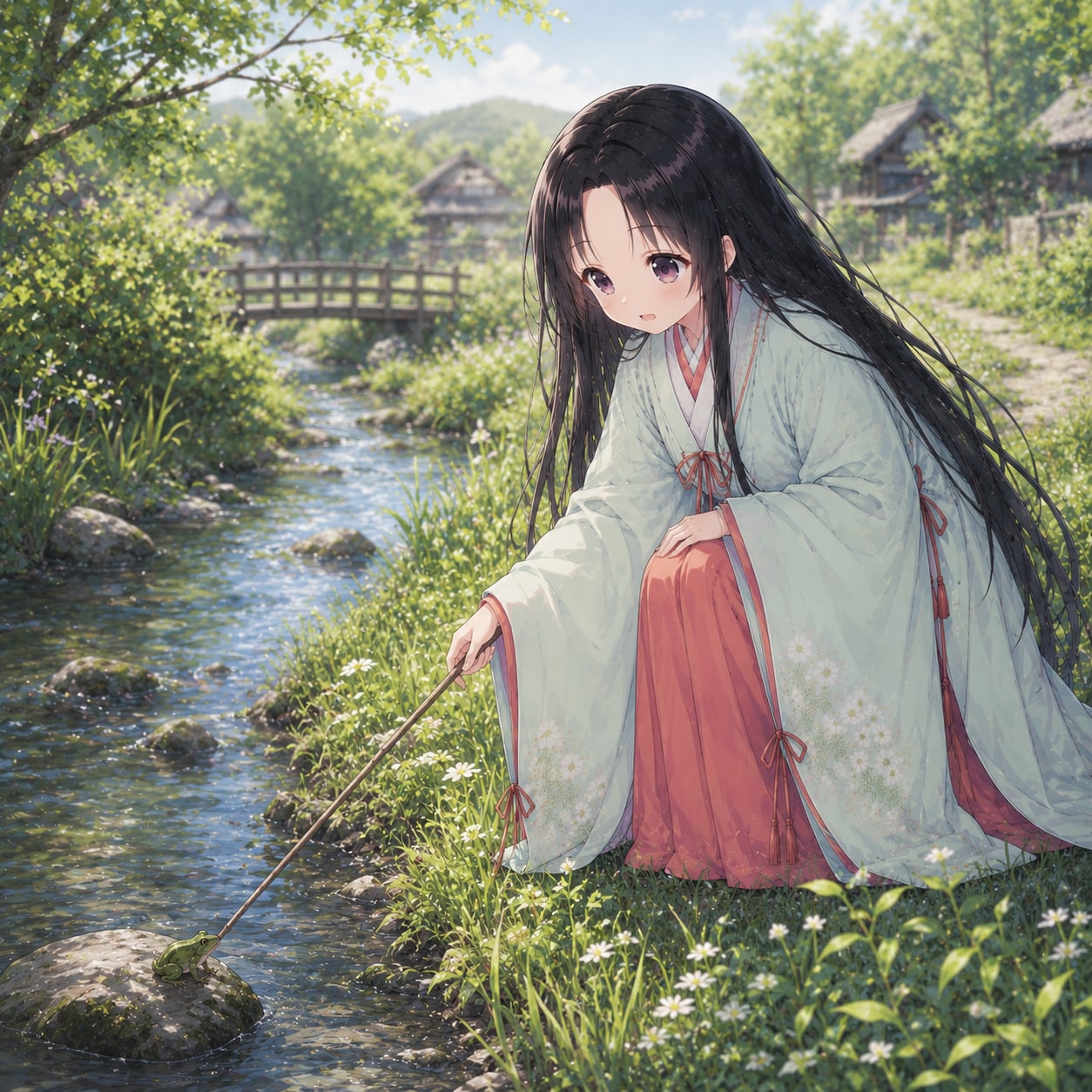 平安貴族幼女 | の人気AIイラスト・グラビア