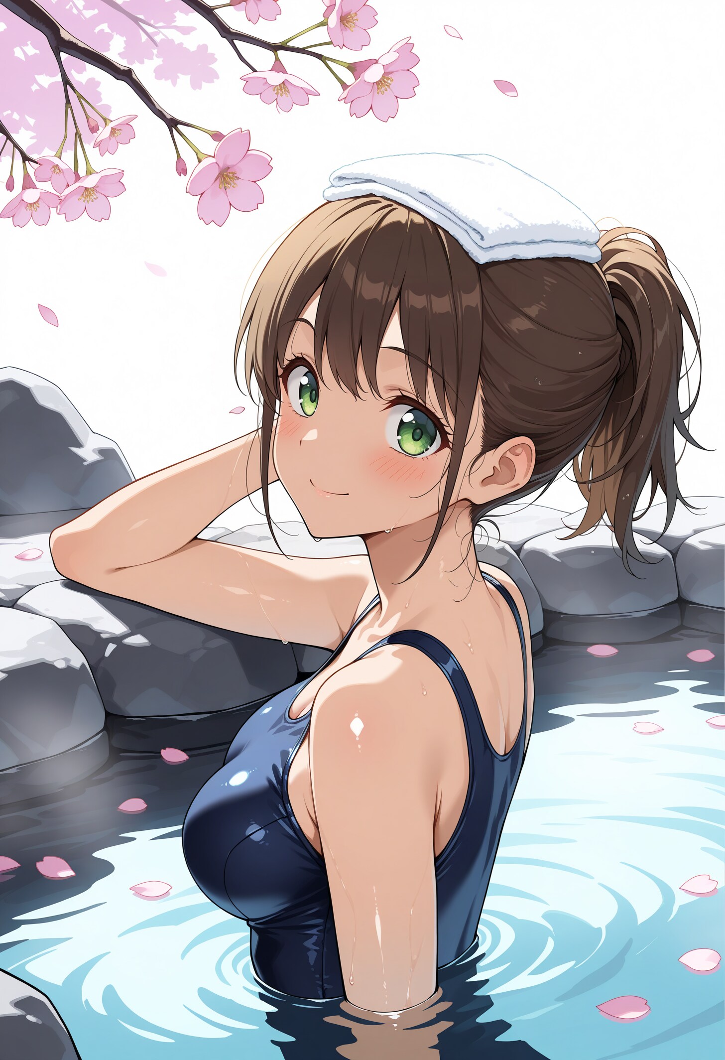 ※特別に水着を着用しています