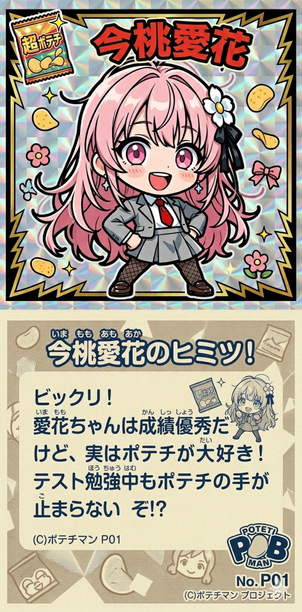 シール風（裏面あり）