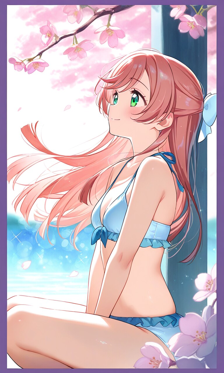 春を感じて🌸虹ヶ丘ましろ。
