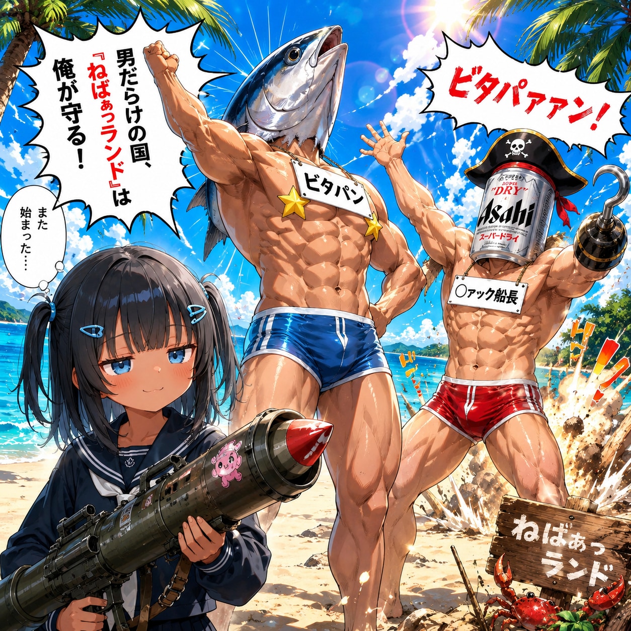 仲良し２人を見守るこなつちゃん