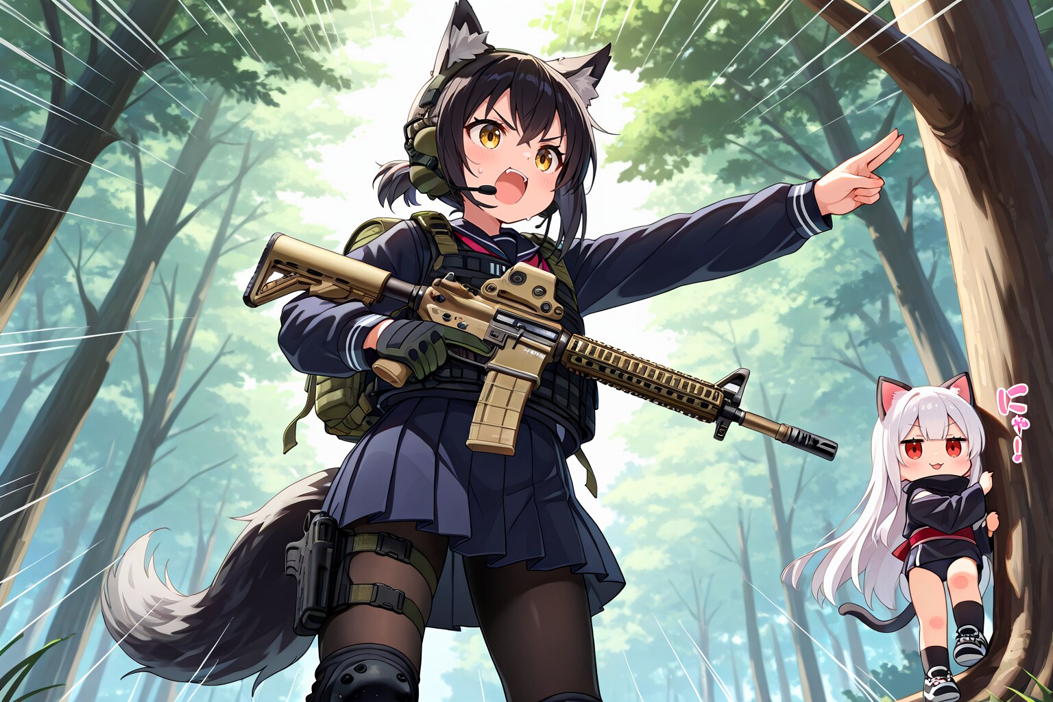 警戒しろ、何かいるぞ！