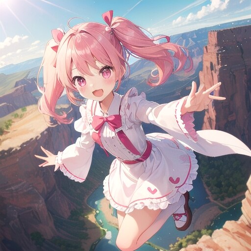 グランドキャニオンでジャンプ♡