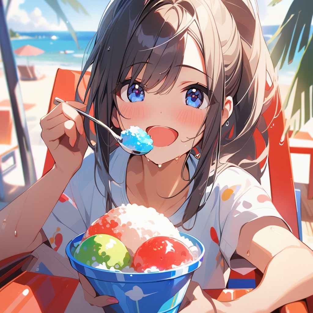 かき氷が美味しい季節