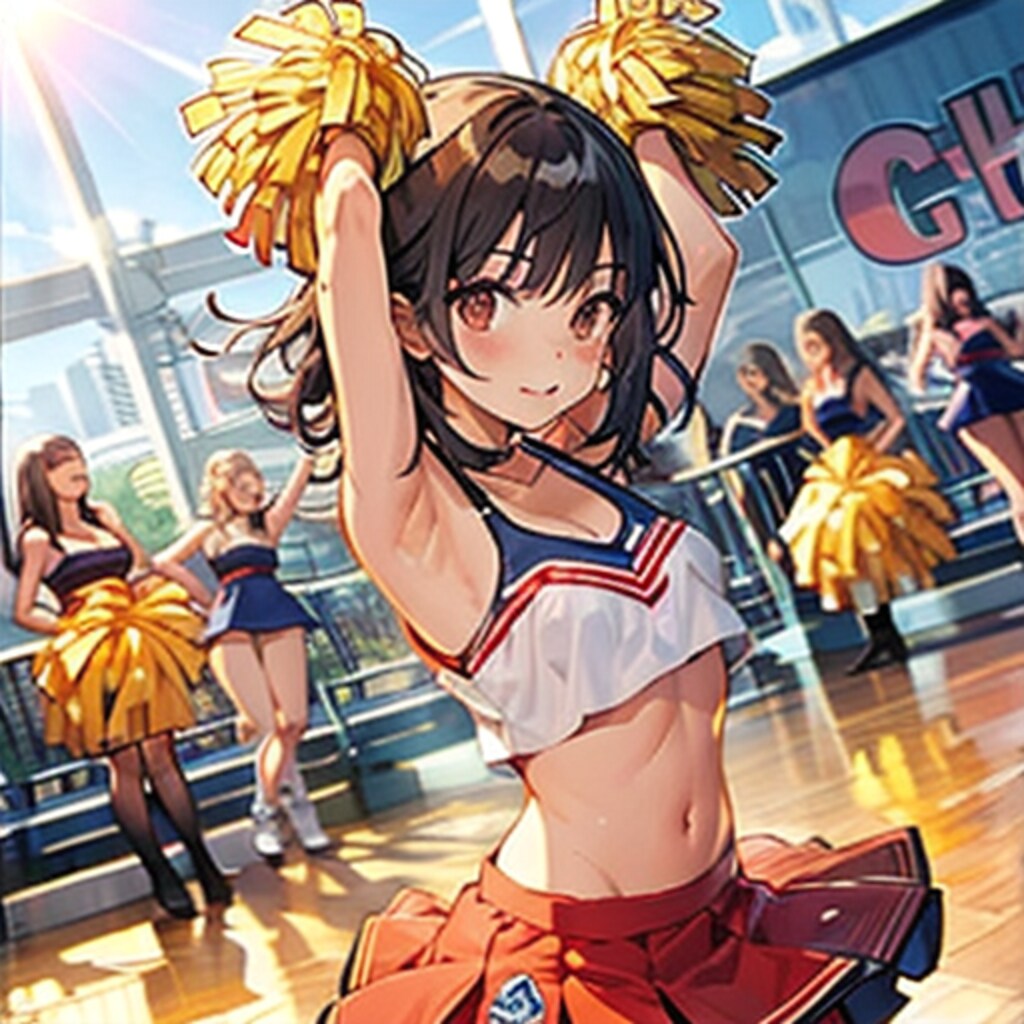 踊るチアリーダー250714