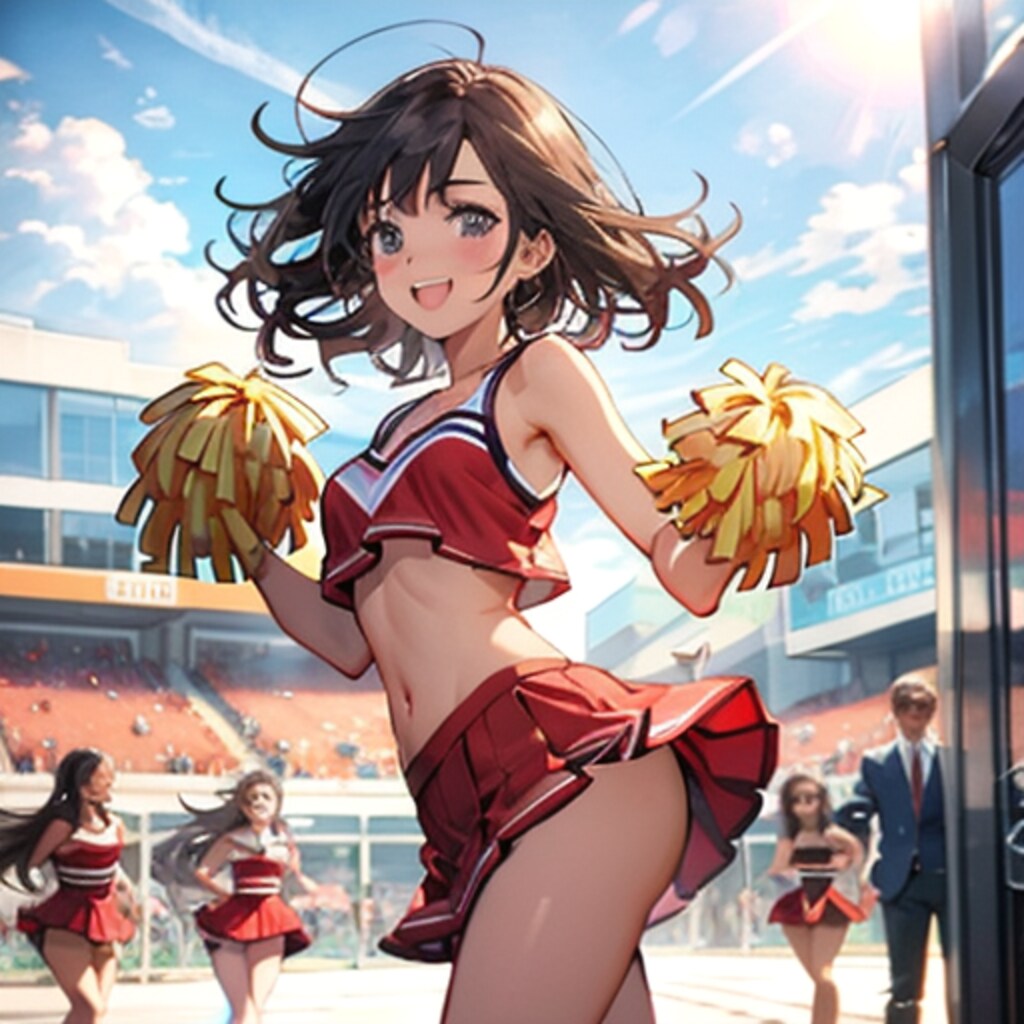 踊るチアリーダー250714