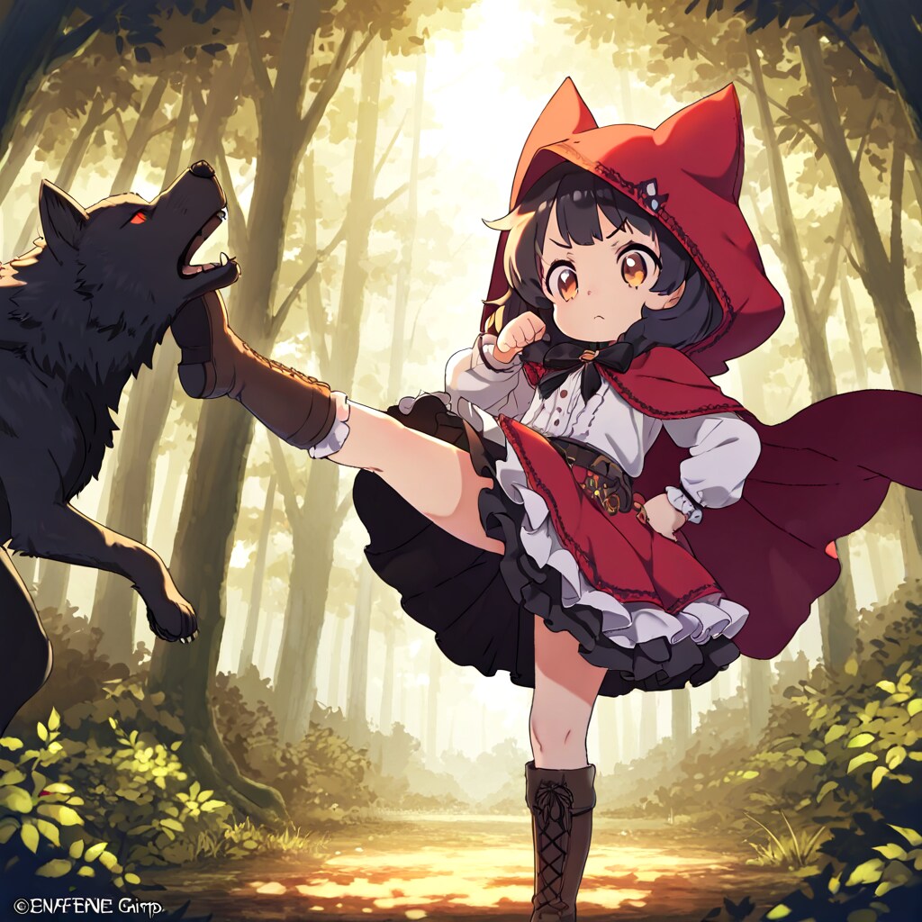 実は強かった赤ずきんちゃん！！