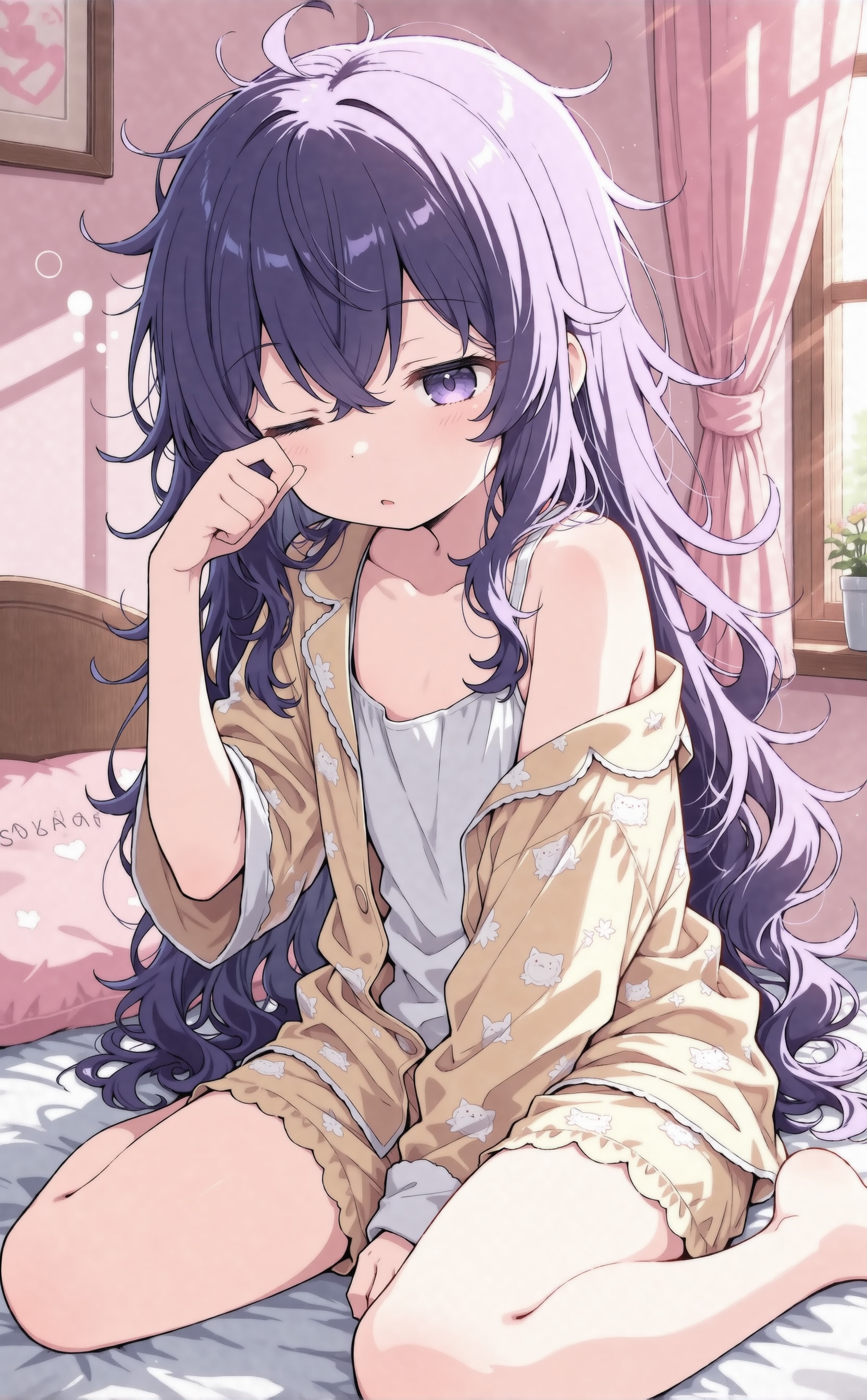 まだ眠い(っ﹏-)