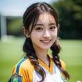 サッカー女子 4枚目