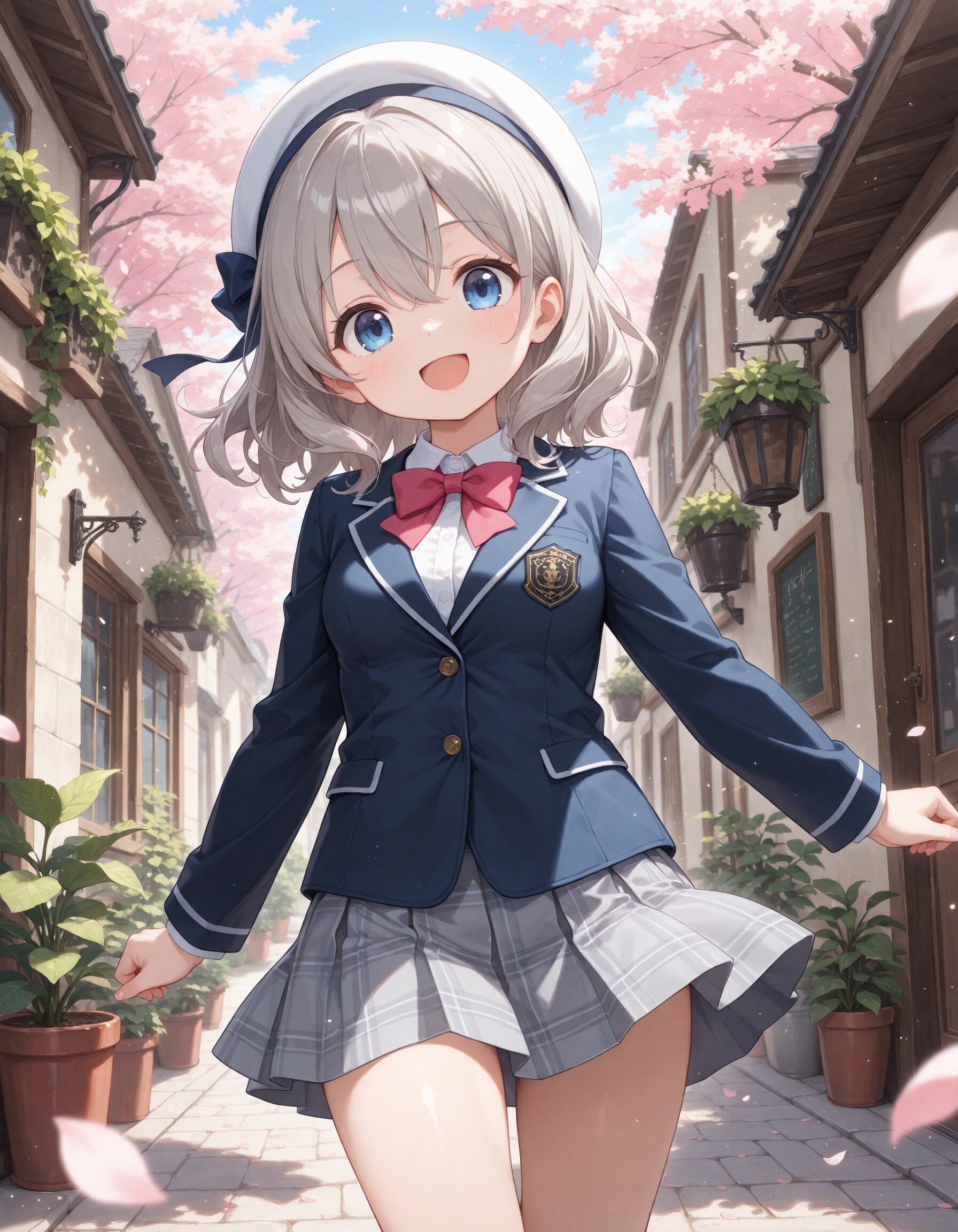 制服ノワちゃん | の人気AIイラスト・グラビア