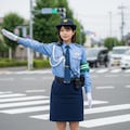 婦警さんの一日　パトカー巡回＆交通整理 6枚目