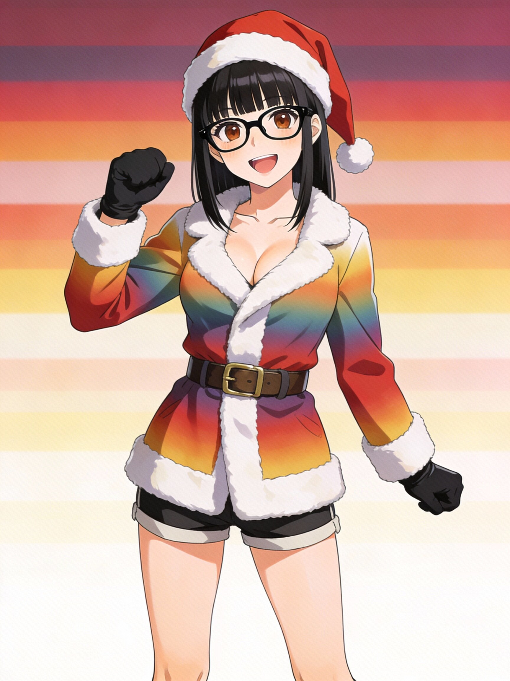 【縞柄】オンブレ | の人気AIイラスト・グラビア