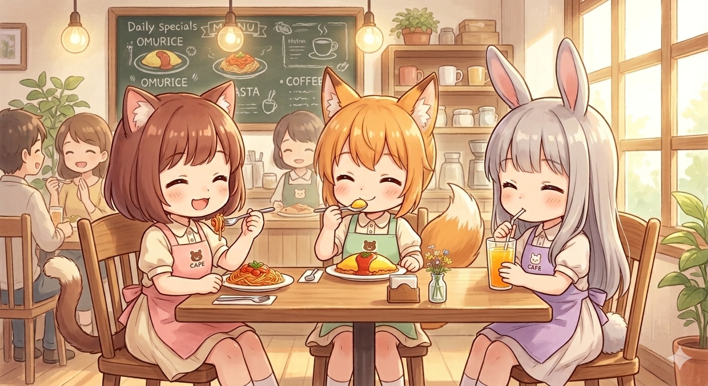 お昼ご飯 | の人気AIイラスト・グラビア