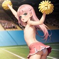 パンチラ💗チア 9枚目