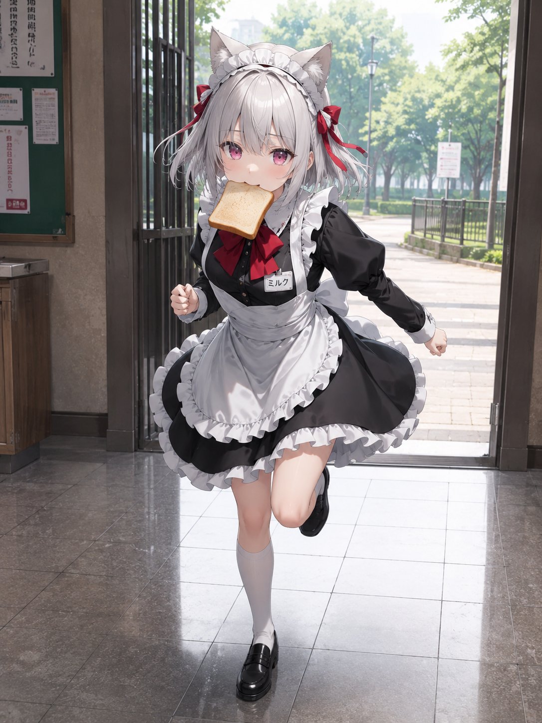 遅刻メイドさん