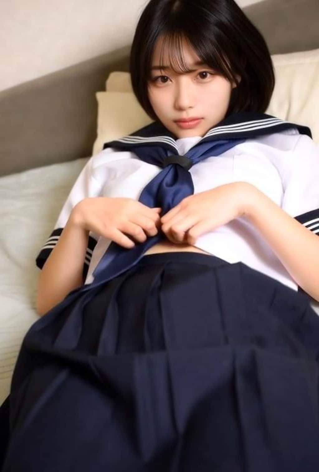 JKおっぱい見せ