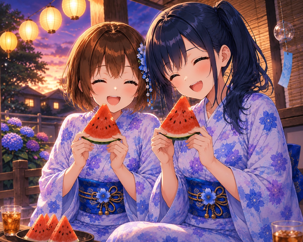 夕涼み♡