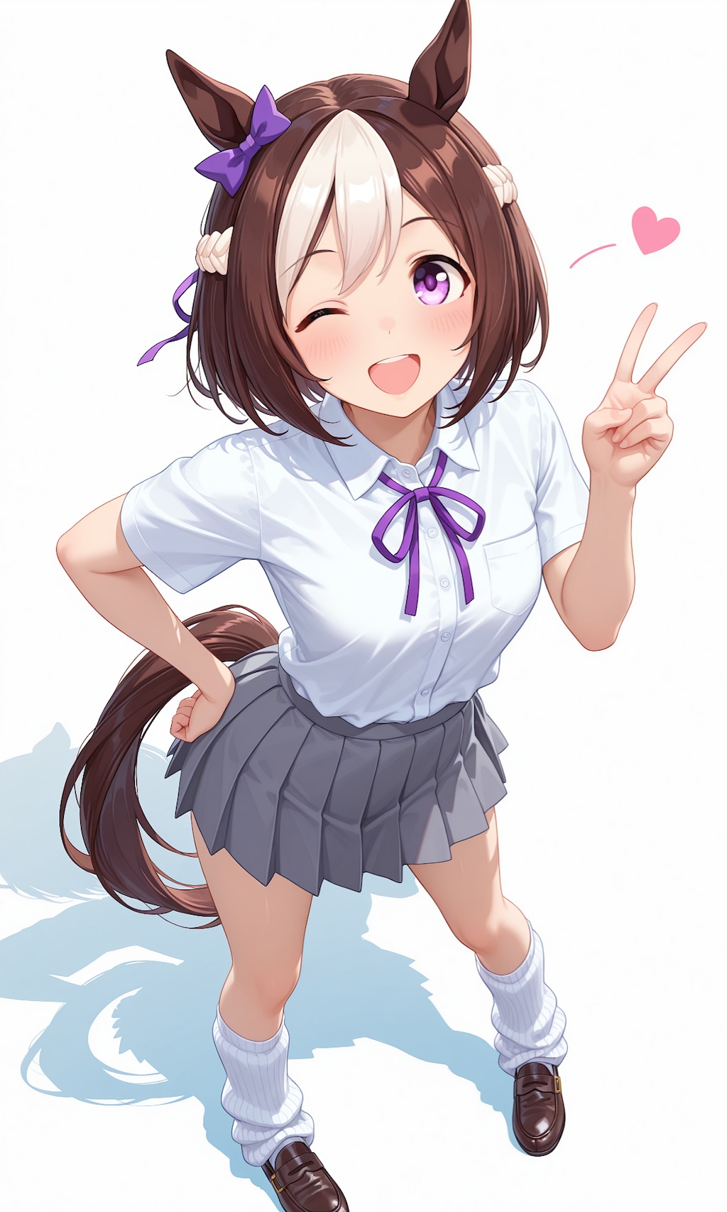 マックとスペちゃんのミニスカ制服＆ルーズソックス