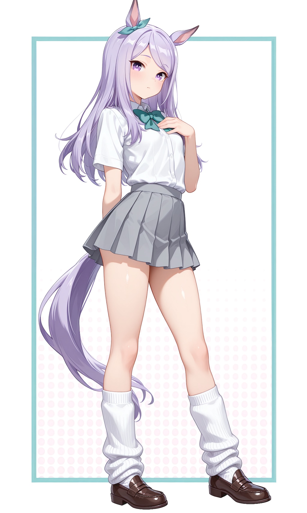 マックとスペちゃんのミニスカ制服＆ルーズソックス