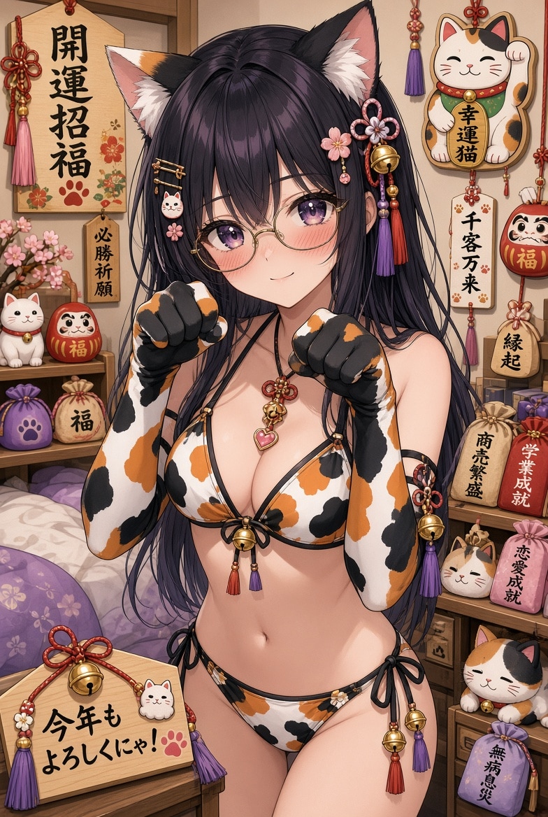 福にゃん×ノゾミType.Grok | の人気AIイラスト・グラビア