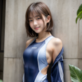 20250414 competitive swimsuit＋short hair ① 7枚目