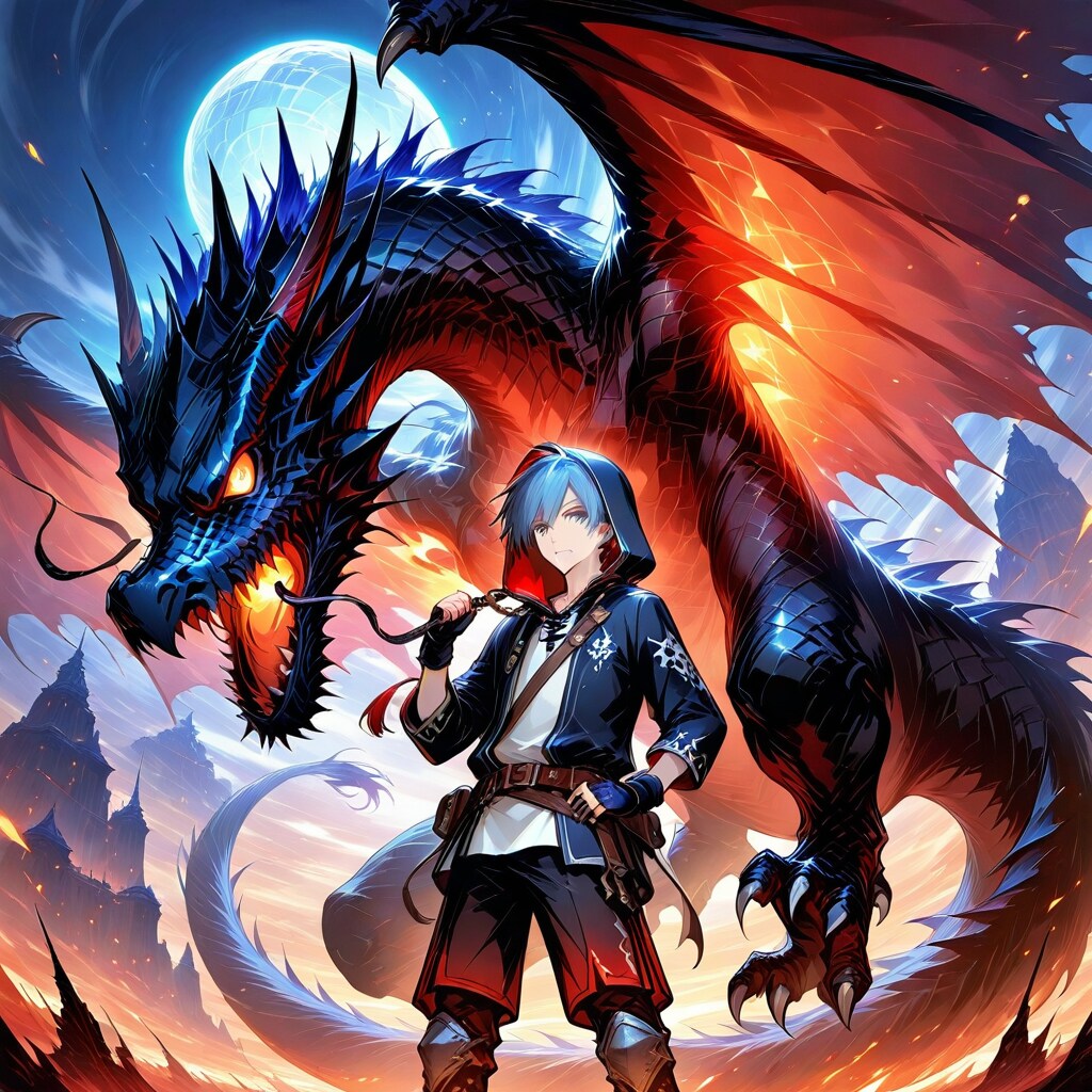 青年とドラゴン