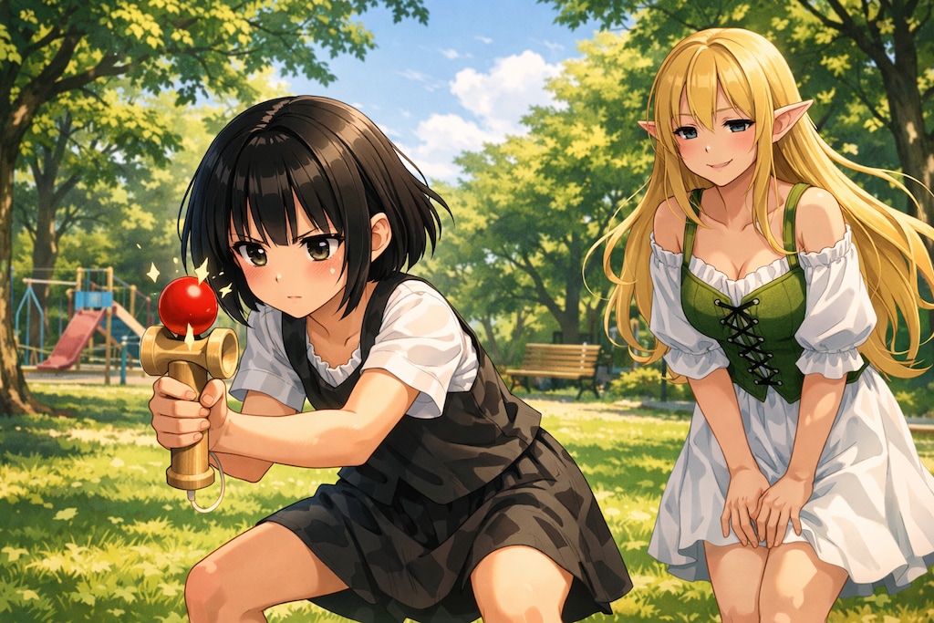 見ててね（けん玉の日）