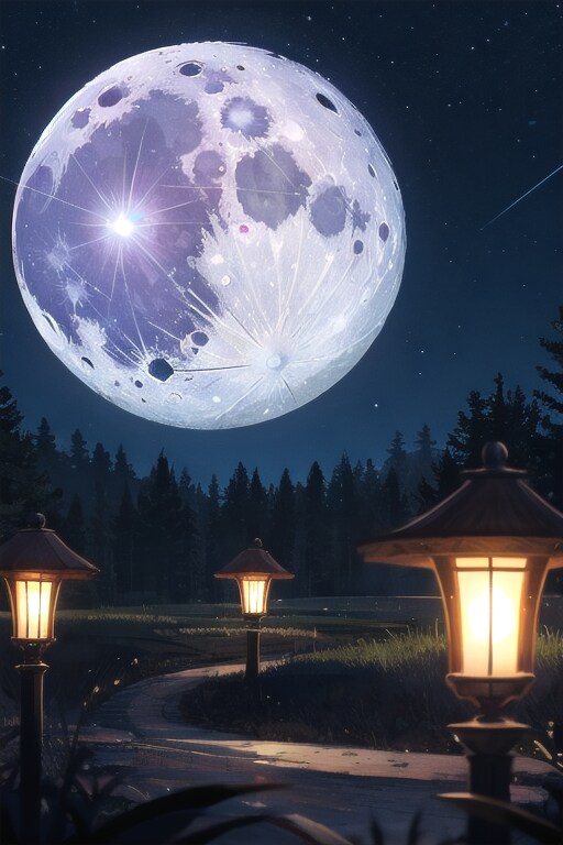 月の湿原 | の人気AIイラスト・グラビア