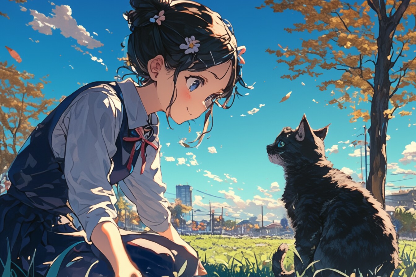 猫🐈とおだんごちゃん🍡✨149 | の人気AIイラスト・グラビア